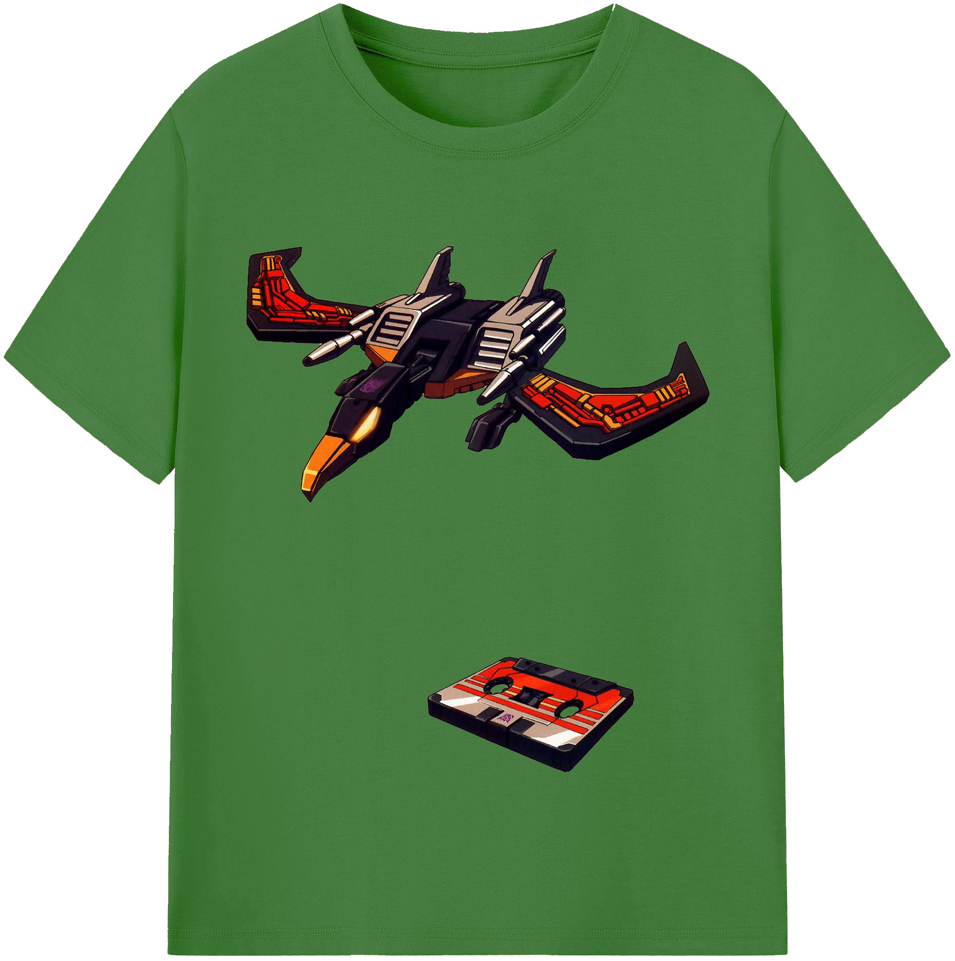 （画像用）  レディースカジュアルプリントTシャツ（綿100％）
